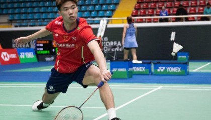 韩羽赛国羽男单有惊喜 混双新组合出局暴露难题